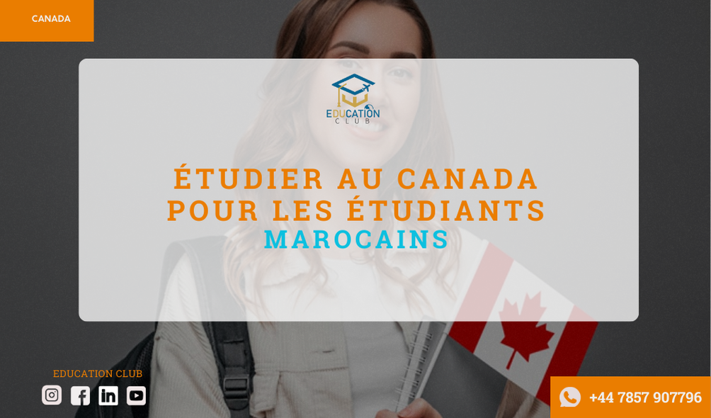 Étudier au Canada pour les étudiants marocains