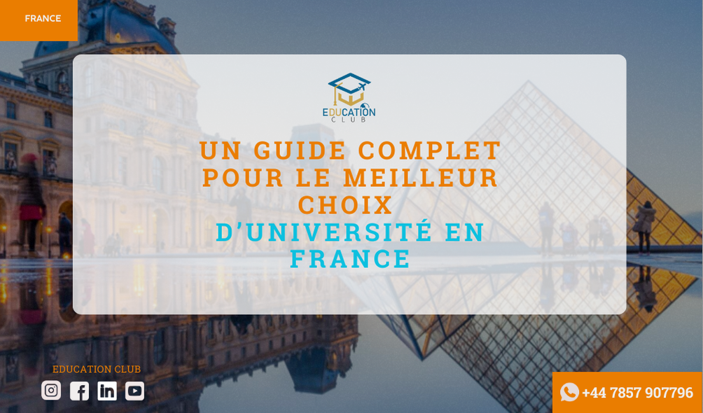 Un Guide Complet pour le Meilleur choix d’université en France